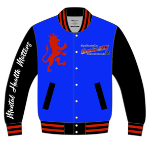 Black-Blue Comfortable Bomber Jacket