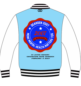 Black-SkyBlue Comfortable Bomber Jacket