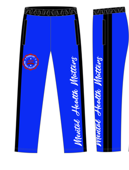 Black-Blue Comfortable Sweatpants