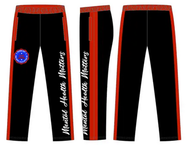 Black-Red Comfortable Sweatpants