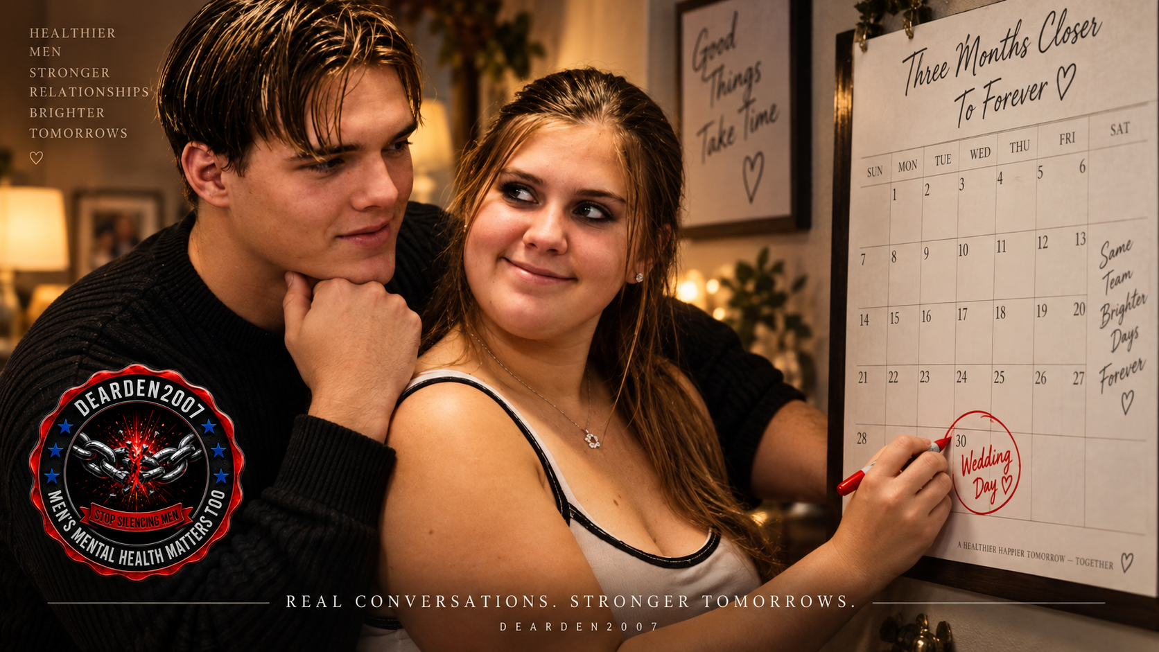 She Put Our Wedding on the Calendar