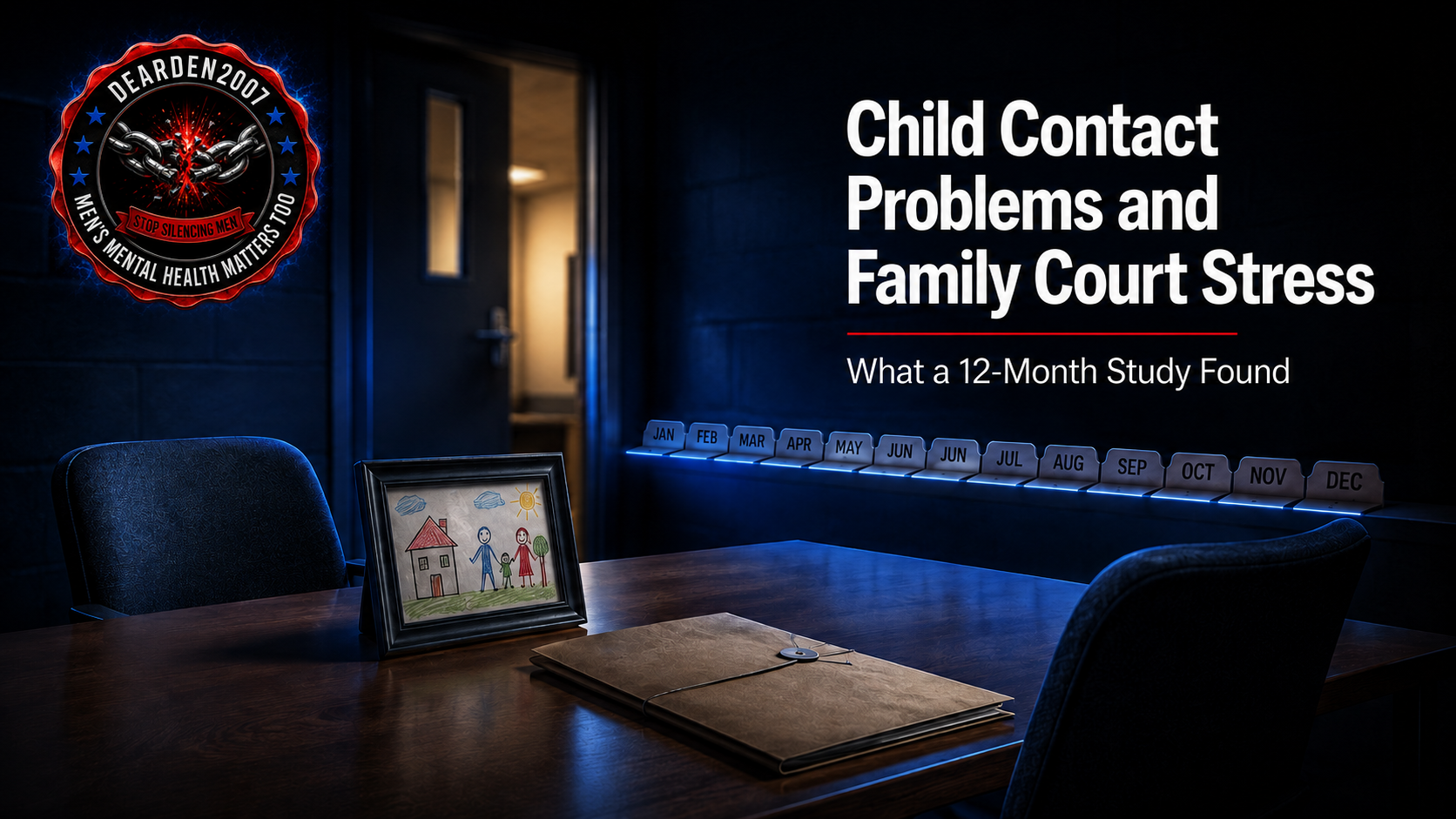 Child Contact Problems and Family Court Stress: What a 12-Month Study Found
